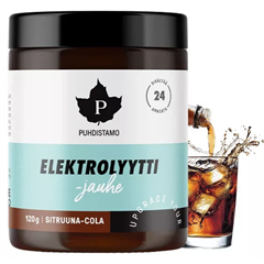 Puhdistamo natúr elektrolit citrom-kóla ízű italpor 120 g