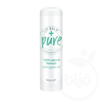Pure 100% natural hypoallergenic lip balm with jojoba oil 3,8 g