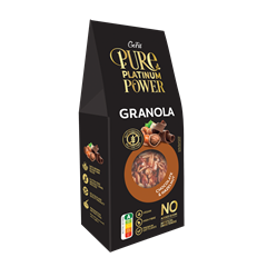 Pure Platinum Power granola gluténmentes csokoládés-mogyorós 225 g