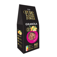 Pure Platinum Power granola gluténmentes trópusi 225 g