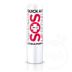Quick aid S.O.S. ajakápoló argán és olíva olajjal spf 15 védőfaktorral 3,8 g