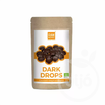 Rawboost dark drops fekete vegán csoki 90 g