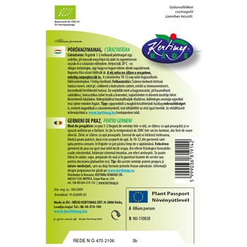 Réde bio póréhagyma csíráztatásra 15 g