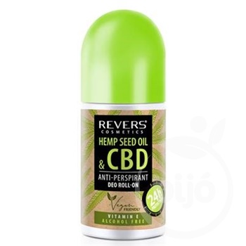 Revers cbd kendermag olajos izzadásgátló roll-on dezodor alkoholmentes 50 ml