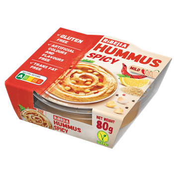 Ribella hummus kenhető csicseriborsó krém pikáns 80 g