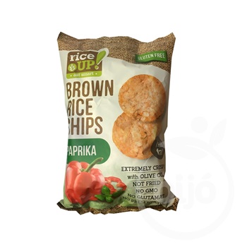 Rice Up barna rizs chips paprikás 60 g