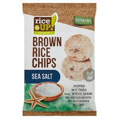 Rice Up barna rizs chips tengeri sós ízű 60 g