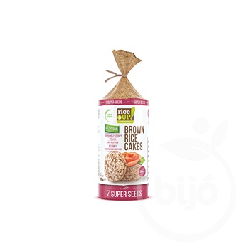 Rice Up barna rizses puffasztott szelet 7 féle szupermaggal 120 g