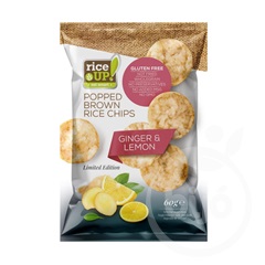 Rice Up chips gyömbér-citrommal ízű 60 g