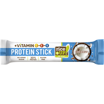 Rice Up fehérjeszelet vitaminokkal kókuszos ízű hcn 40 g