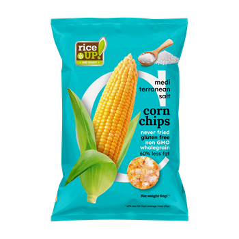 Rice Up kukorica chips tengeri sóval 60 g