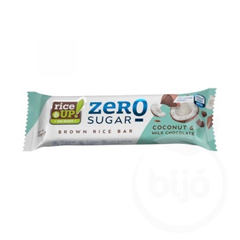 Rice Up zero rizsszelet kókuszos ízű tejcsokoládéval hozzáadott cukor nélkül 18 g
