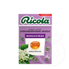 Ricola cukorka bodzavirág 40 g