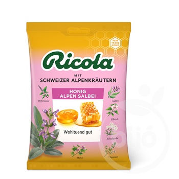 Ricola cukorka mézes-zsályás zacskós 75 g