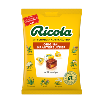 Ricola cukorka original herbs zacskós 75 g