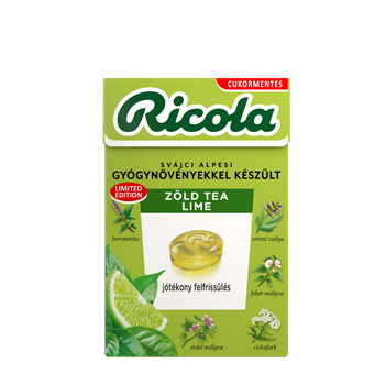 Ricola cukorka zöld tea-lime 40 g