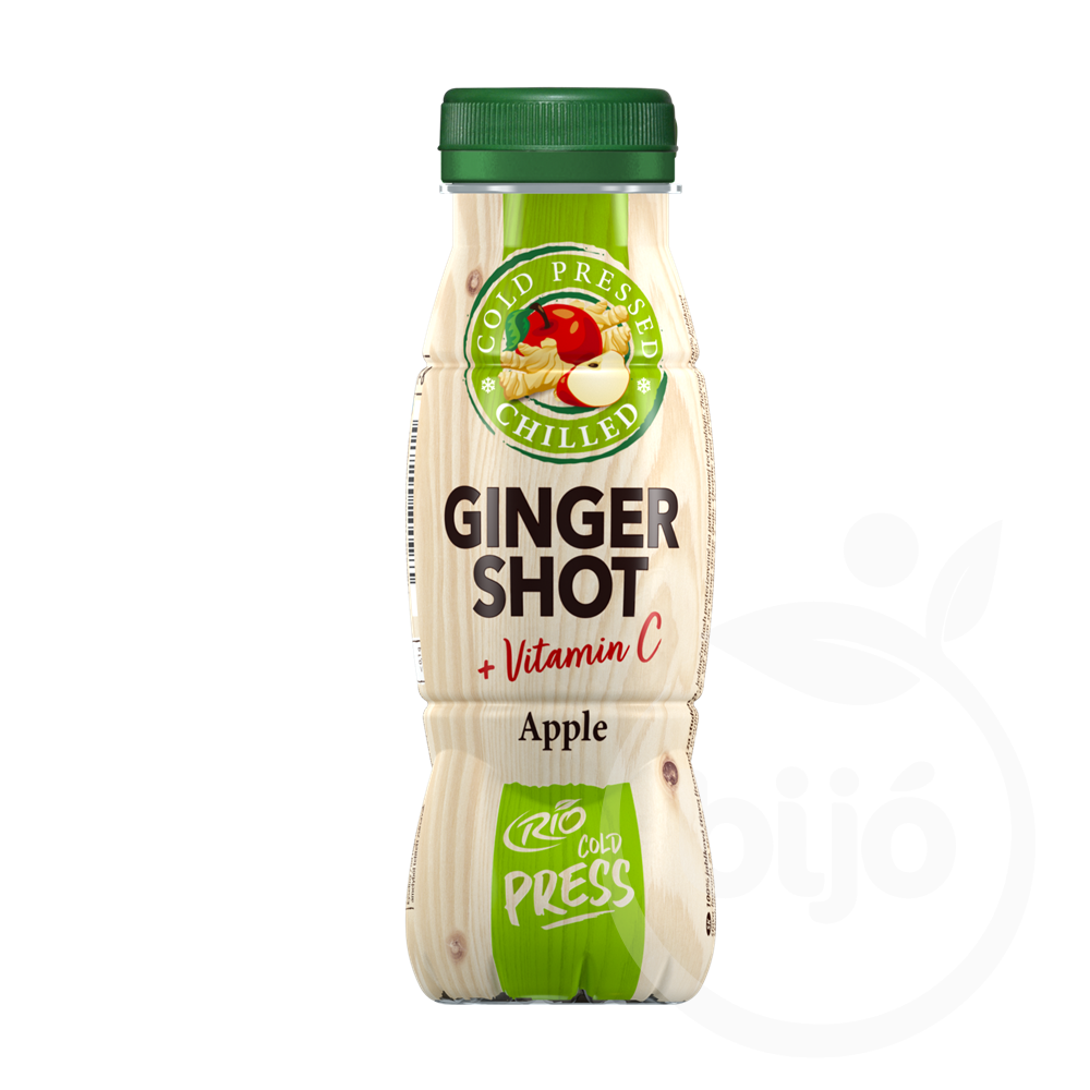 Rio cold press ginger shot almás 180 ml áruház bijo.hu
