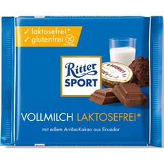 Ritter Sport laktózmentes lágy tejcsokoládé 100 g