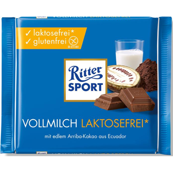 Ritter Sport laktózmentes lágy tejcsokoládé 100 g