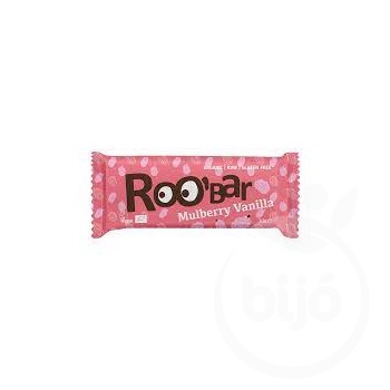 Roobar 100% raw bio gyümölcsszelet fehér eper-vanília 30 g