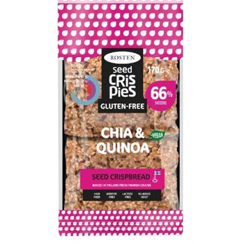 Rosten Crispies ropogós kenyérszelet chia mag és quinoás 130 g