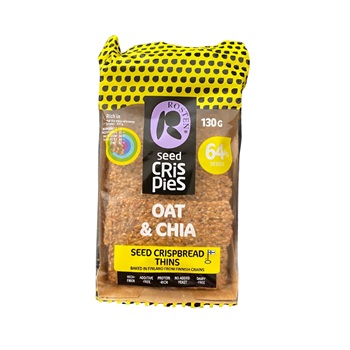 Rosten Crispies ropogós kenyérszelet zab és chia magos 130 g