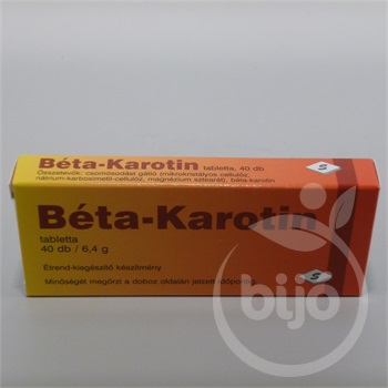 Selenium béta-karotin tabletta 40 db