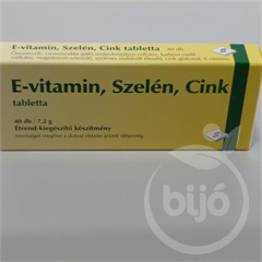 Selenium e-vitamin szelén cink tabletta 40 db