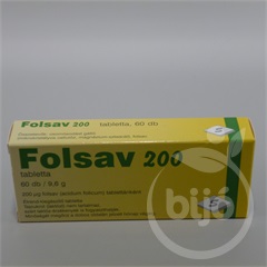 Selenium folsav tabletta 60 db