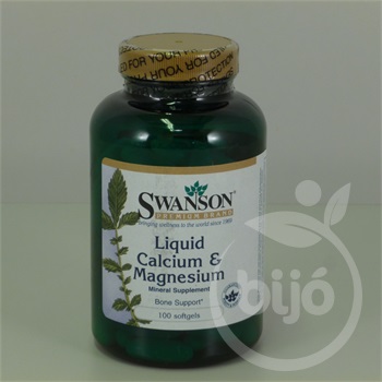 Swanson liquid calcium-magnesium kapszula 300/150mg 100 db