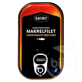 Saeby makrélafilé pikáns paradicsomszószban 125 g