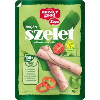 Sága vegán szelet grillezett zöldségekkel 90 g