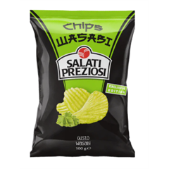 Salati Preziosi gluténmentes wasabi chips 100 g
