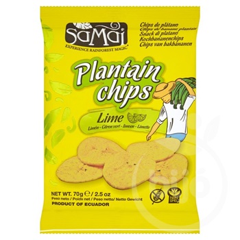 Samai plantain főzőbanán chips lime 70 g