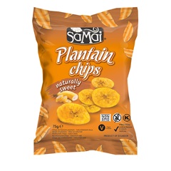 Samai plantain főzőbanán chips natúr édes 75 g