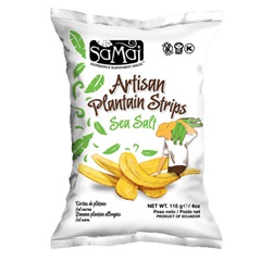 Samai plantain főzőbanán chips tengeri sós 115 g