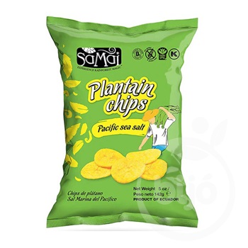Samai plantain főzőbanán chips tengeri sós nagy kiszerelés 142 g