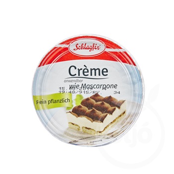 Schlagfix mascarpone jellegű krém 250 g