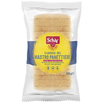 Schär gluténmentes kenyér classic szeletelt fehér 300 g