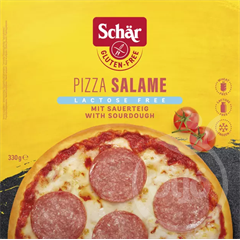 Schär gluténmentes szalámis pizza (m) 330 g