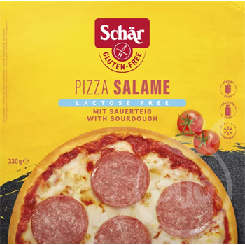 Schär gluténmentes szalámis pizza (m) 330 g