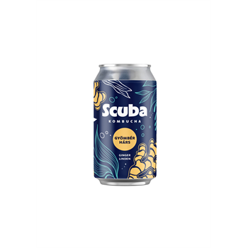 Scuba kombucha gyömbér hárs 330 ml