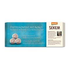 Sekem biodinamikus demeter kókuszos datolyagolyó 120 g