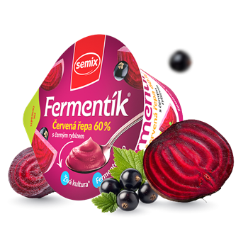 Semix fermentik zöldséges zabgurt cékla-fekete ribizli 150 g