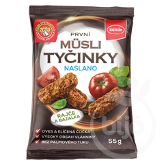 Semix gluténmentes müzli snackek paradicsom-bazsalikom 55 g