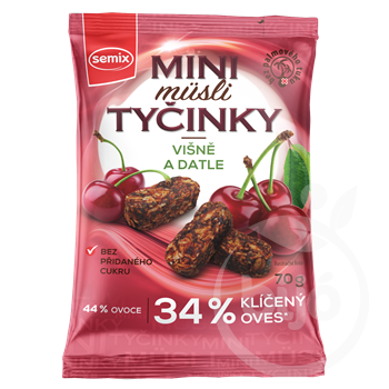 Semix mini müzli snack meggyes 70 g