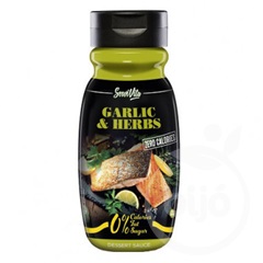 Servivita garlic & herb zero calories szósz 320 ml