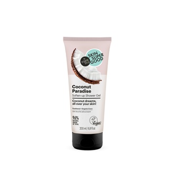 Skin Super Good “coconut paradise” puhító tusfürdő gél 200 ml