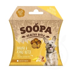 Soopa healthy bites vegán jutalomfalat banán és mogyoróvaj 50 g