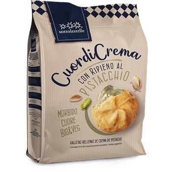Sottolestelle bio pisztáciakrémmel töltött keksz 200 g